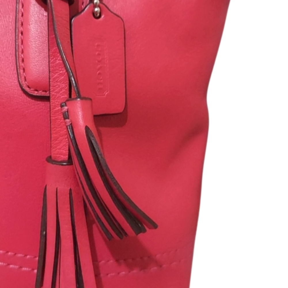 Coach Legacy Mini Leather Tassel Shoulder Bag EUC - Picture 9 of 11